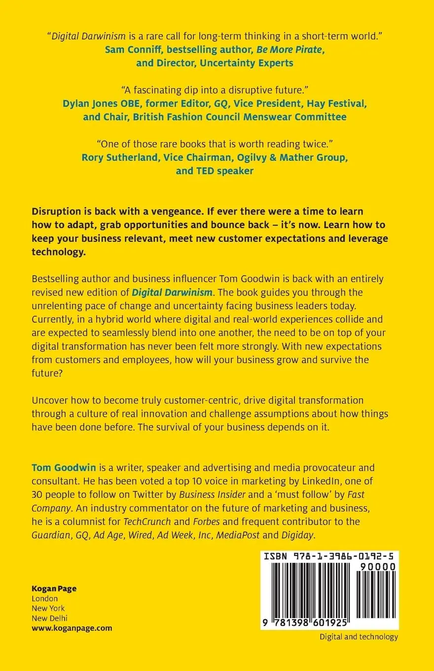 Rückseite: 9781398601925 | Digital Darwinism | Surviving the New Age of Business Disruption