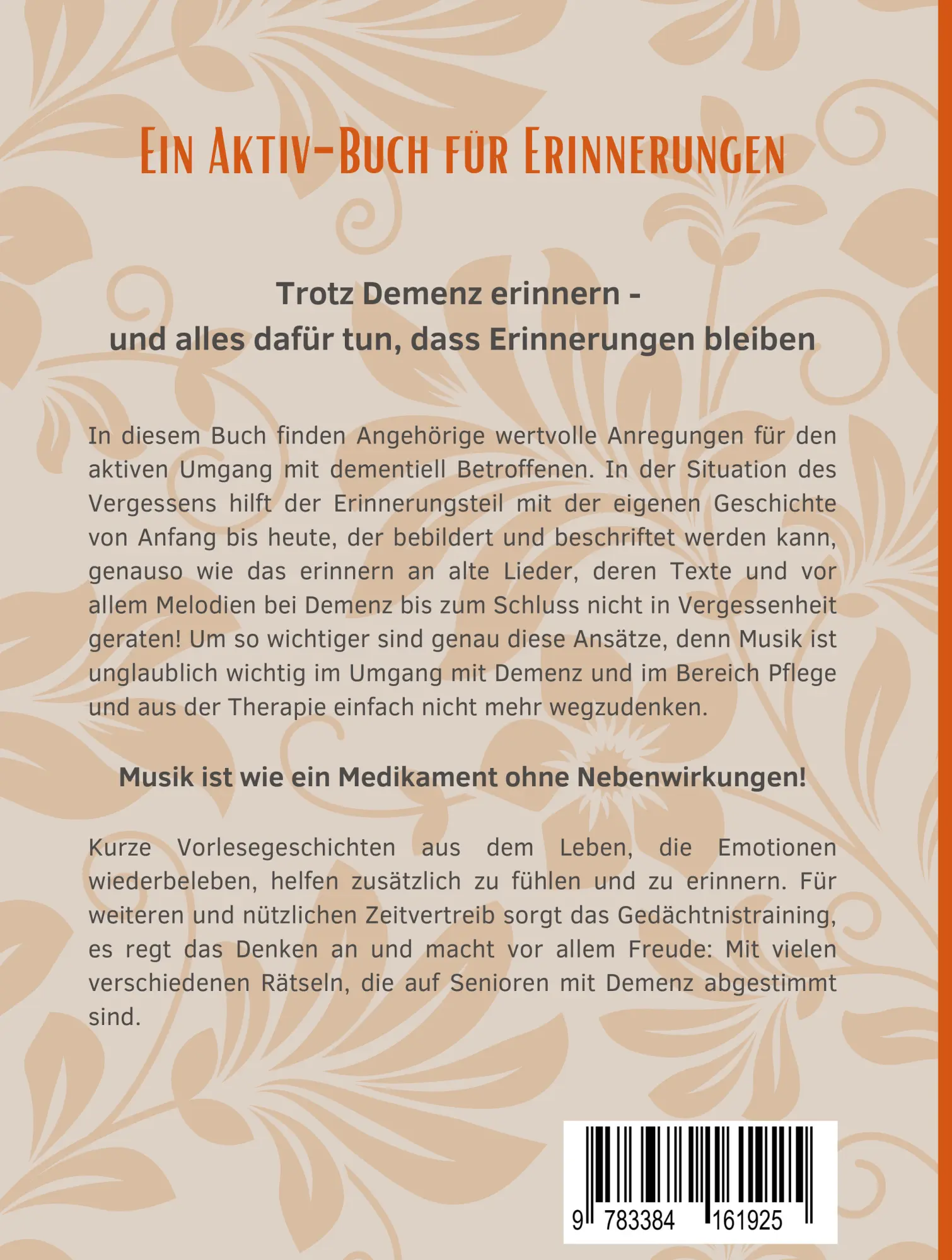 Rückseite: 9783384161925 | Das bin ich - und ich erinnere mich | Claudia Groß | Buch | 172 S.