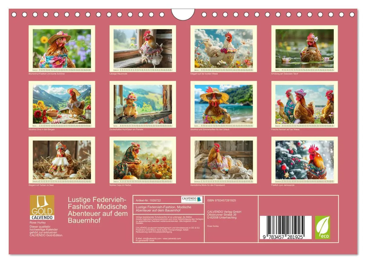 Bild: 9783457281925 | Lustige Federvieh-Fashion. Modische Abenteuer auf dem Bauernhof...