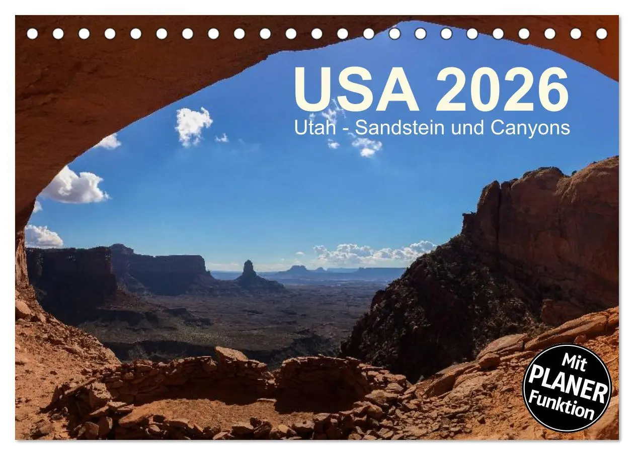 Cover: 9783457971925 | USA 2026 Utah - Sandstein und Canyons (Tischkalender 2026 DIN A5...