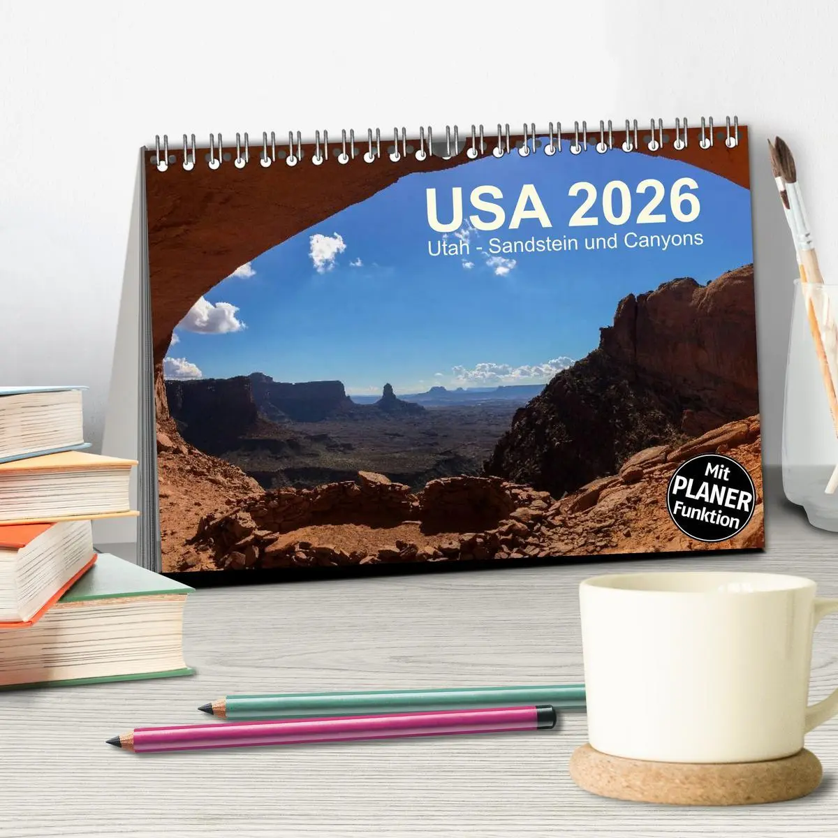 Bild: 9783457971925 | USA 2026 Utah - Sandstein und Canyons (Tischkalender 2026 DIN A5...