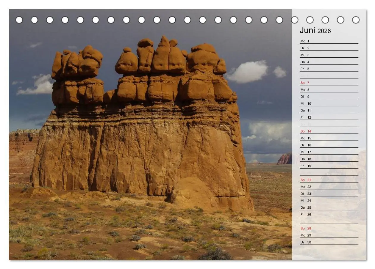 Bild: 9783457971925 | USA 2026 Utah - Sandstein und Canyons (Tischkalender 2026 DIN A5...
