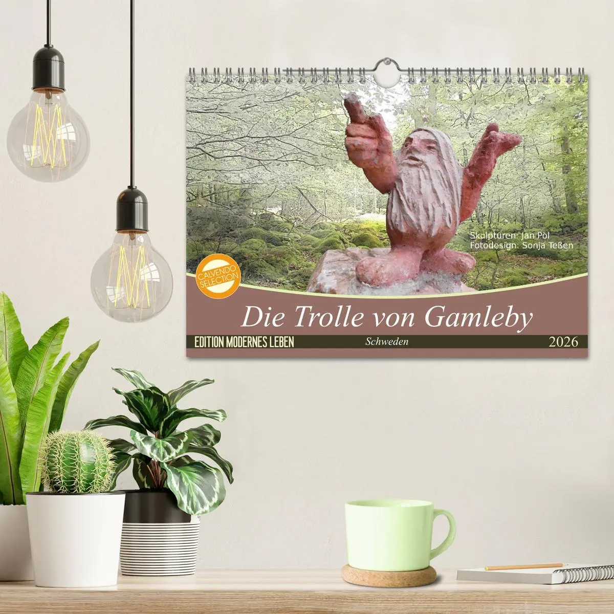 Bild: 9783516131925 | Die Trolle von Gamleby - Schweden - Skulpturen von Jan Pol...