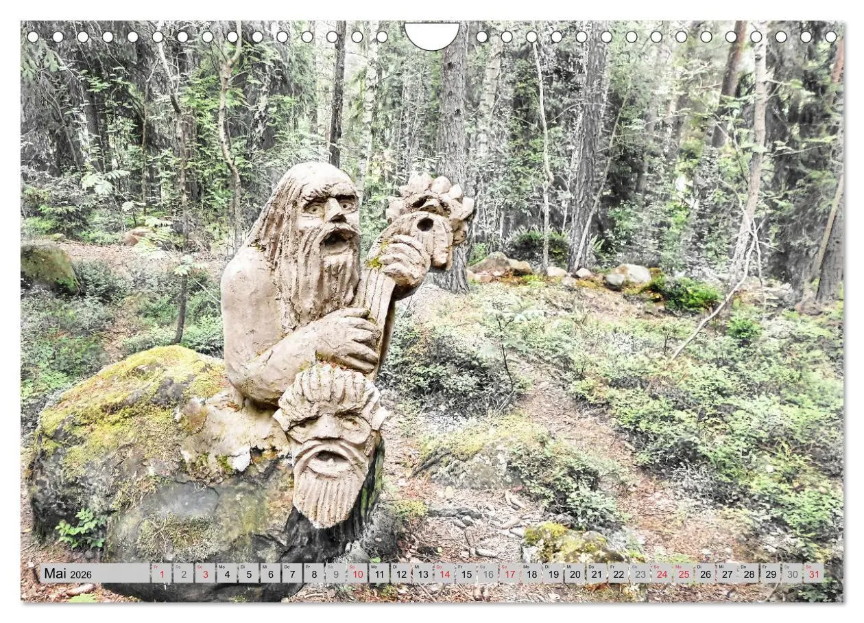 Bild: 9783516131925 | Die Trolle von Gamleby - Schweden - Skulpturen von Jan Pol...