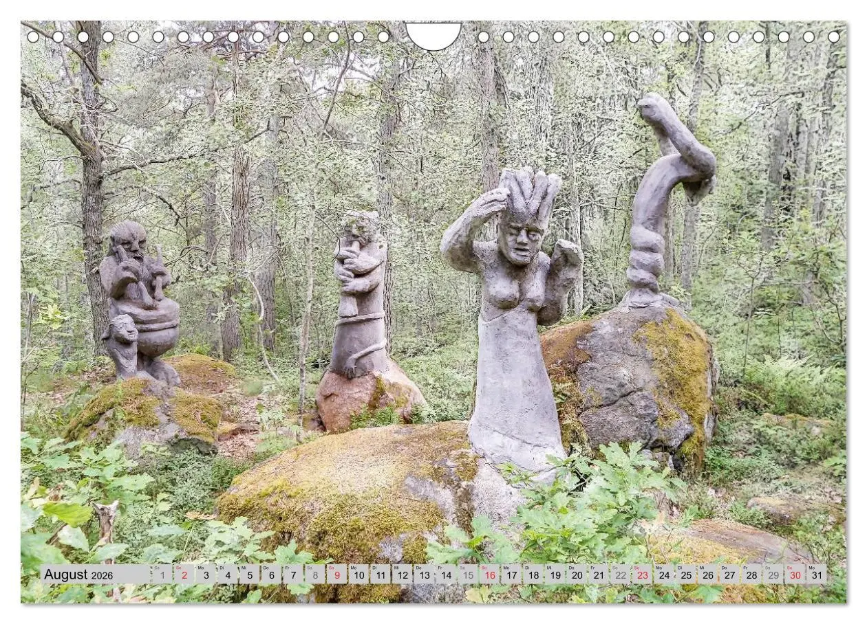 Bild: 9783516131925 | Die Trolle von Gamleby - Schweden - Skulpturen von Jan Pol...