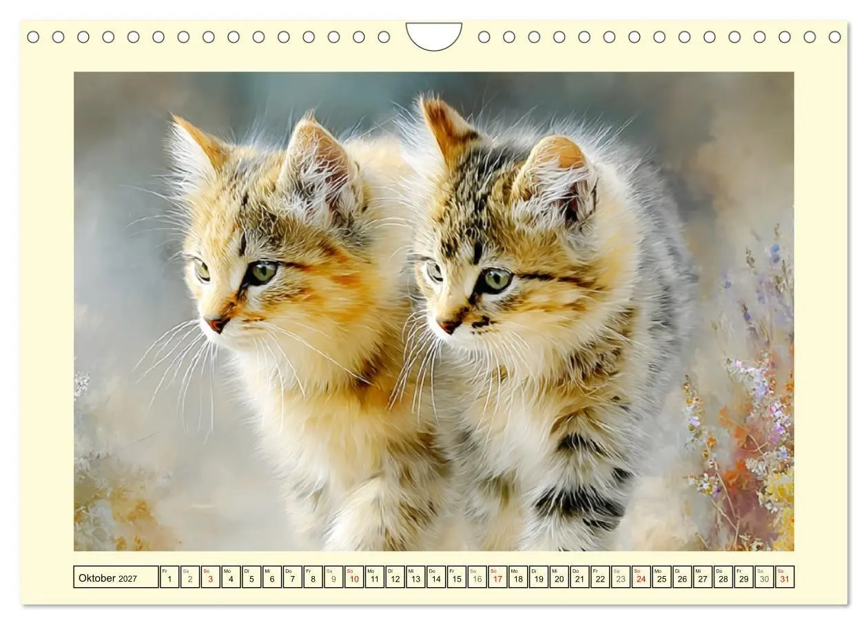 Bild: 9783516821925 | Wildkatzen. Europas scheue Waldbewohner (Wandkalender 2027 DIN A4...