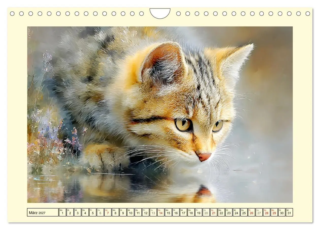 Bild: 9783516821925 | Wildkatzen. Europas scheue Waldbewohner (Wandkalender 2027 DIN A4...