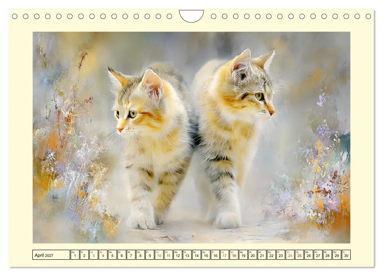 Bild: 9783516821925 | Wildkatzen. Europas scheue Waldbewohner (Wandkalender 2027 DIN A4...