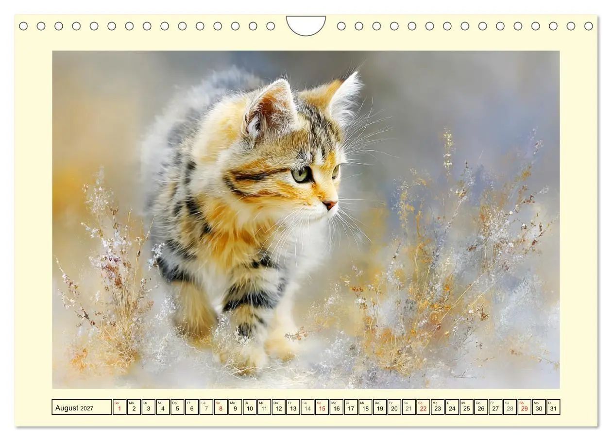 Bild: 9783516821925 | Wildkatzen. Europas scheue Waldbewohner (Wandkalender 2027 DIN A4...