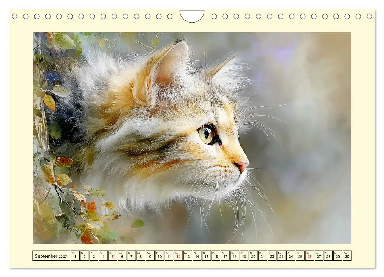 Bild: 9783516821925 | Wildkatzen. Europas scheue Waldbewohner (Wandkalender 2027 DIN A4...