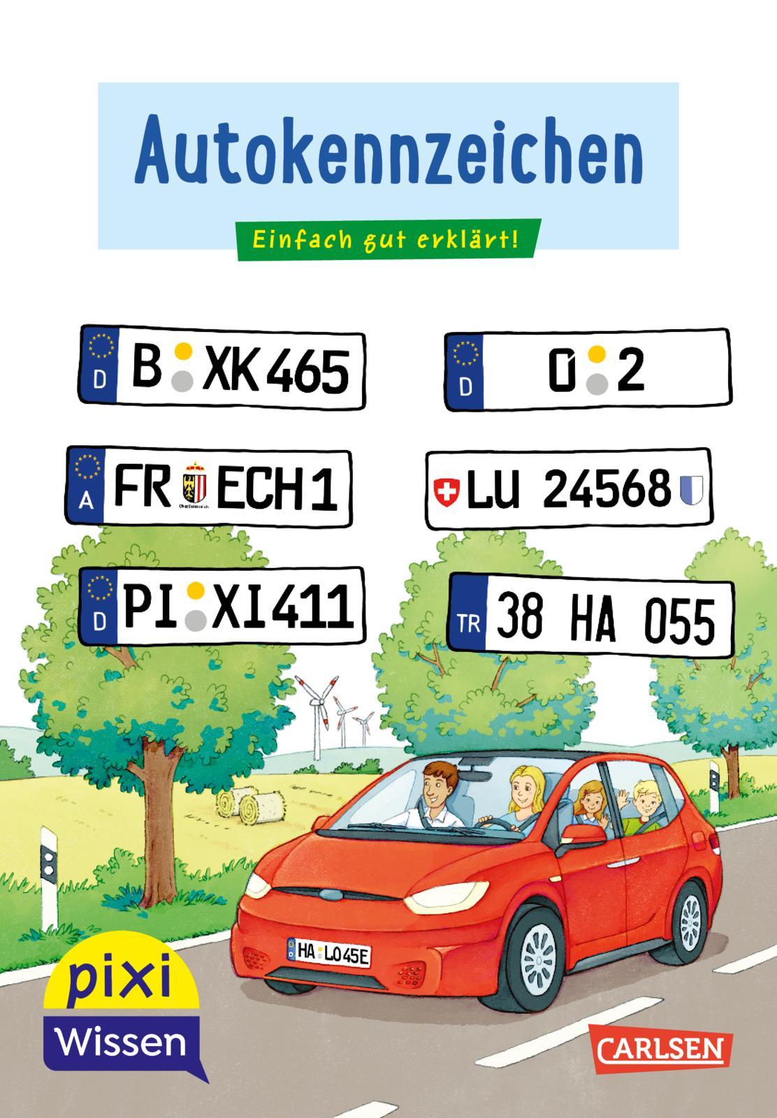 Cover: 9783551231925 | Pixi Wissen 102: VE5 Autokennzeichen | Christine Stahr | Broschüre