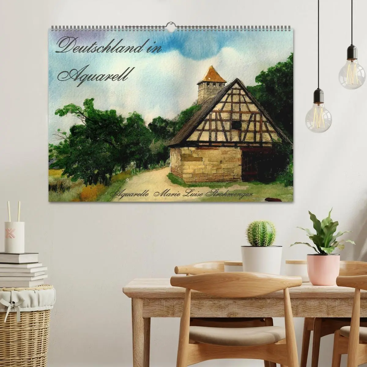 Bild: 9783594111925 | Deutschland in Aquarell (Wandkalender 2027 DIN A2 quer), CALVENDO...