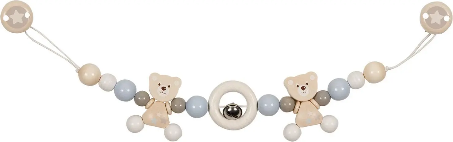 Cover: 4013594652025 | Kinderwagenkette Bär mit Clips | goki | Faltschachtel mit Fenster