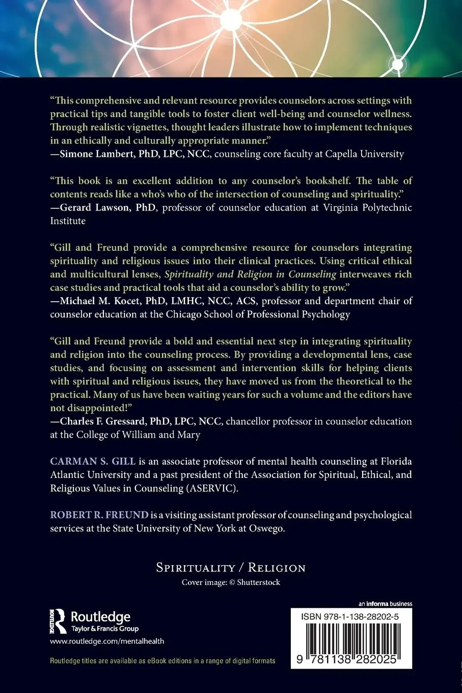 Rückseite: 9781138282025 | Spirituality and Religion in Counseling | Carman S. Gill (u. a.)