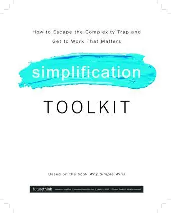 Cover: 9781629562025 | Why Simple Wins Toolkit | Lisa Bodell | Taschenbuch | Englisch | 2017