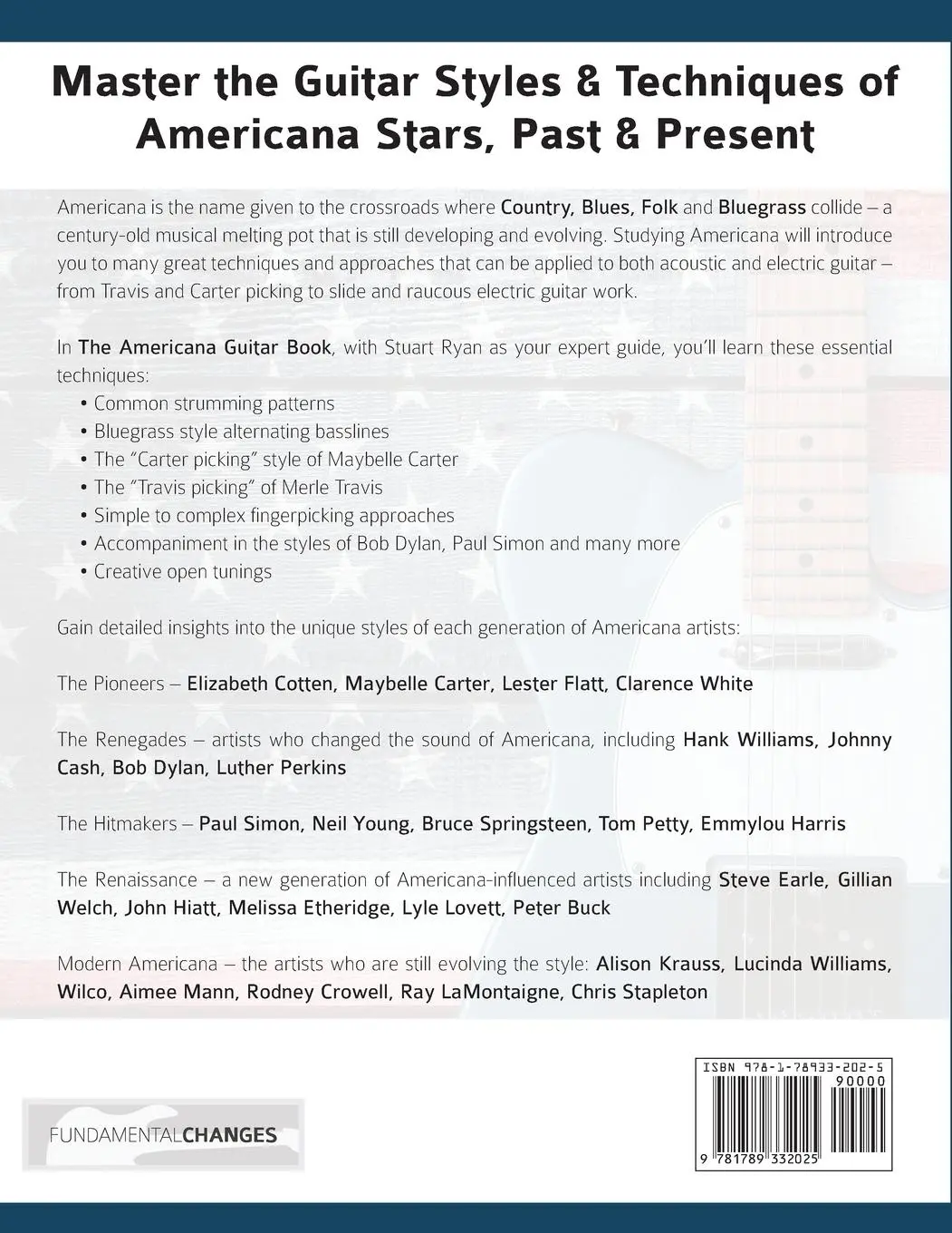 Rückseite: 9781789332025 | The Americana Guitar Book | Stuart Ryan (u. a.) | Taschenbuch | 2020