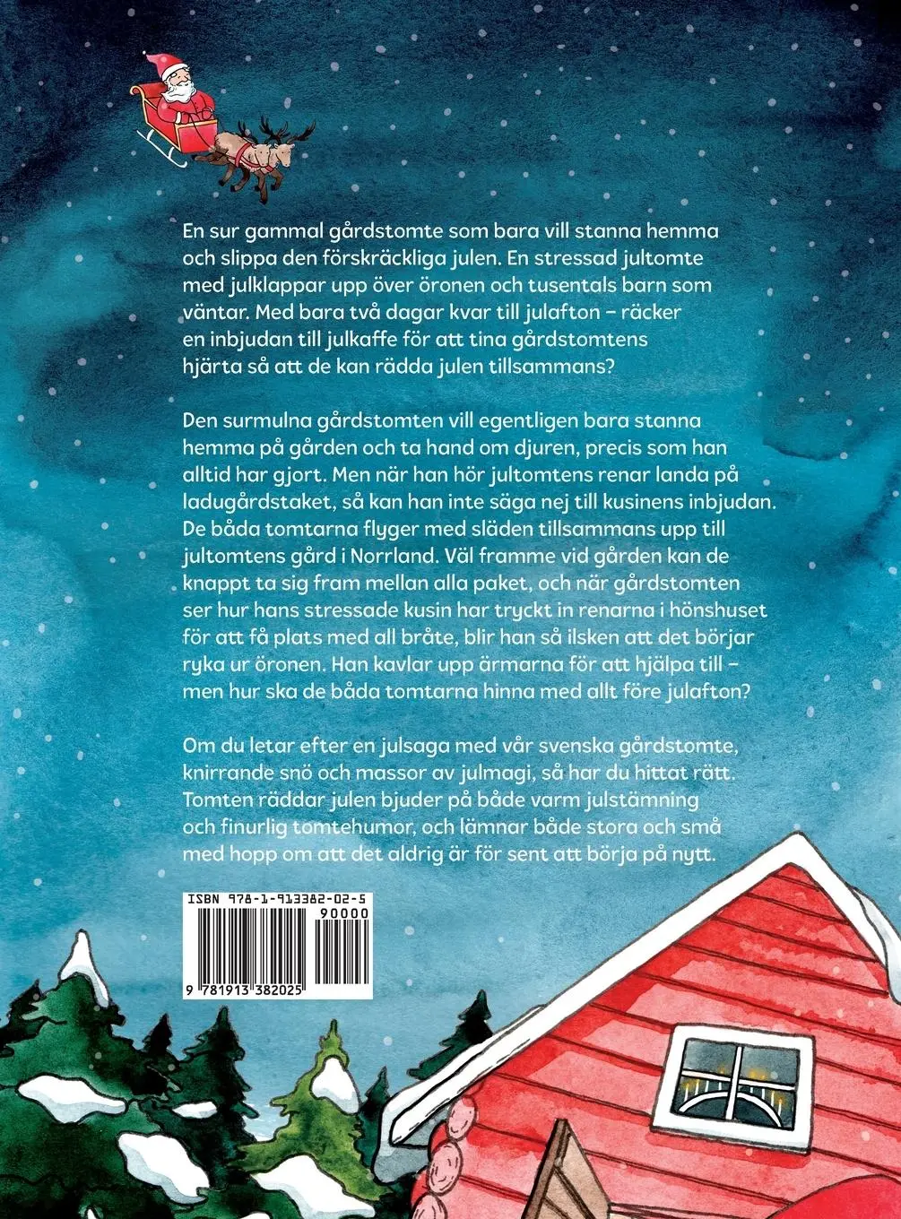 Rückseite: 9781913382025 | Tomten räddar julen | Linda Liebrand | Buch | Schwedisch | 2019
