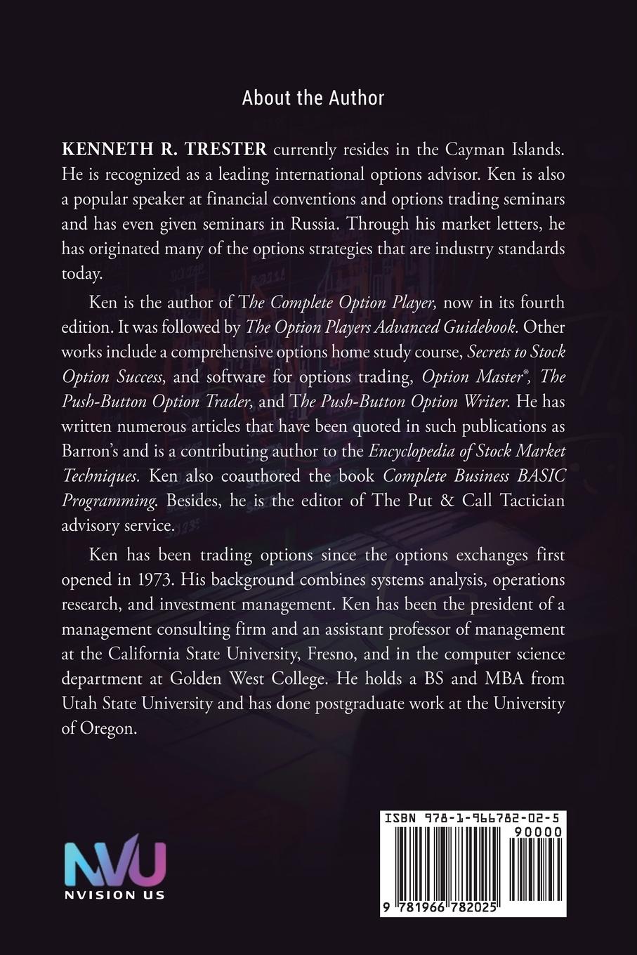 Rückseite: 9781966782025 | 100 Option Trading Secrets | Kenneth R. Trester | Taschenbuch | 2025