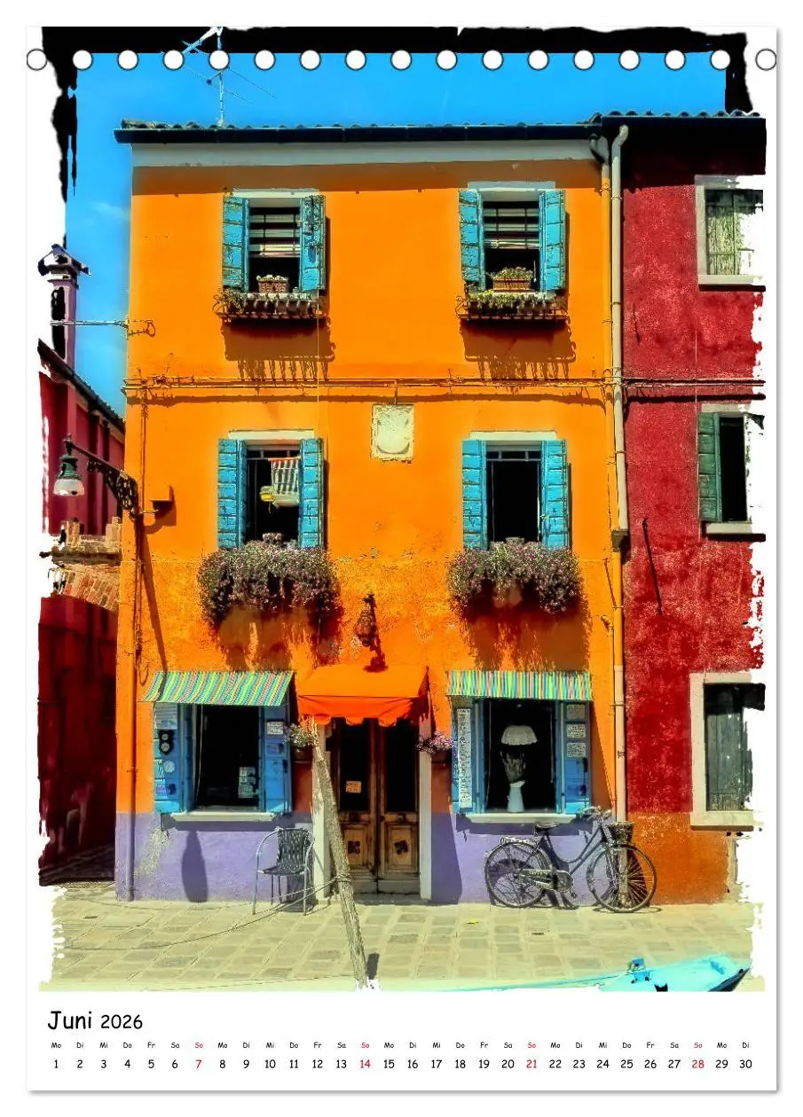 Bild: 9783516402025 | Einblicke in Burano (Tischkalender 2026 DIN A5 hoch), CALVENDO...