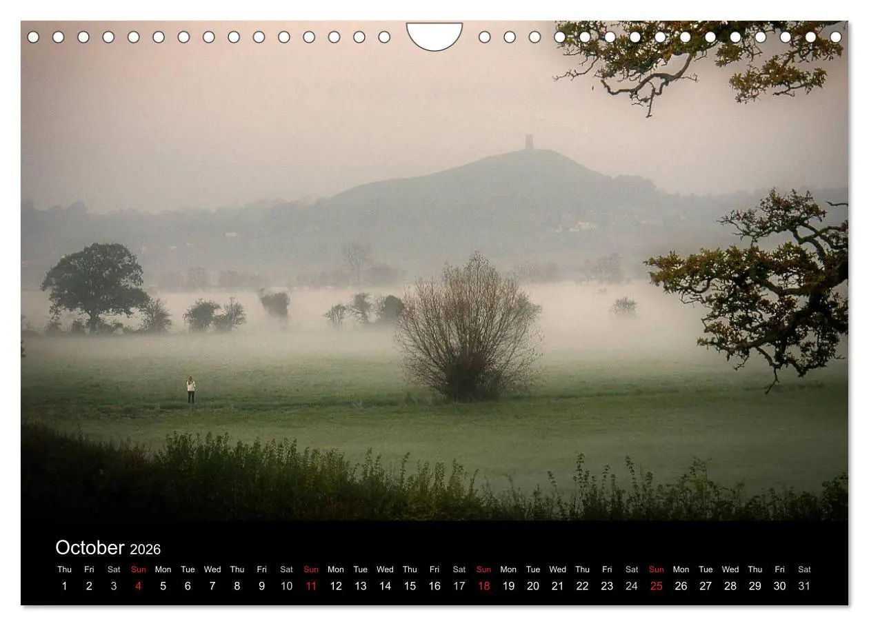 Bild: 9783516572025 | Glastonbury Tor (Wall Calendar 2026 DIN A4 landscape), CALVENDO 12...