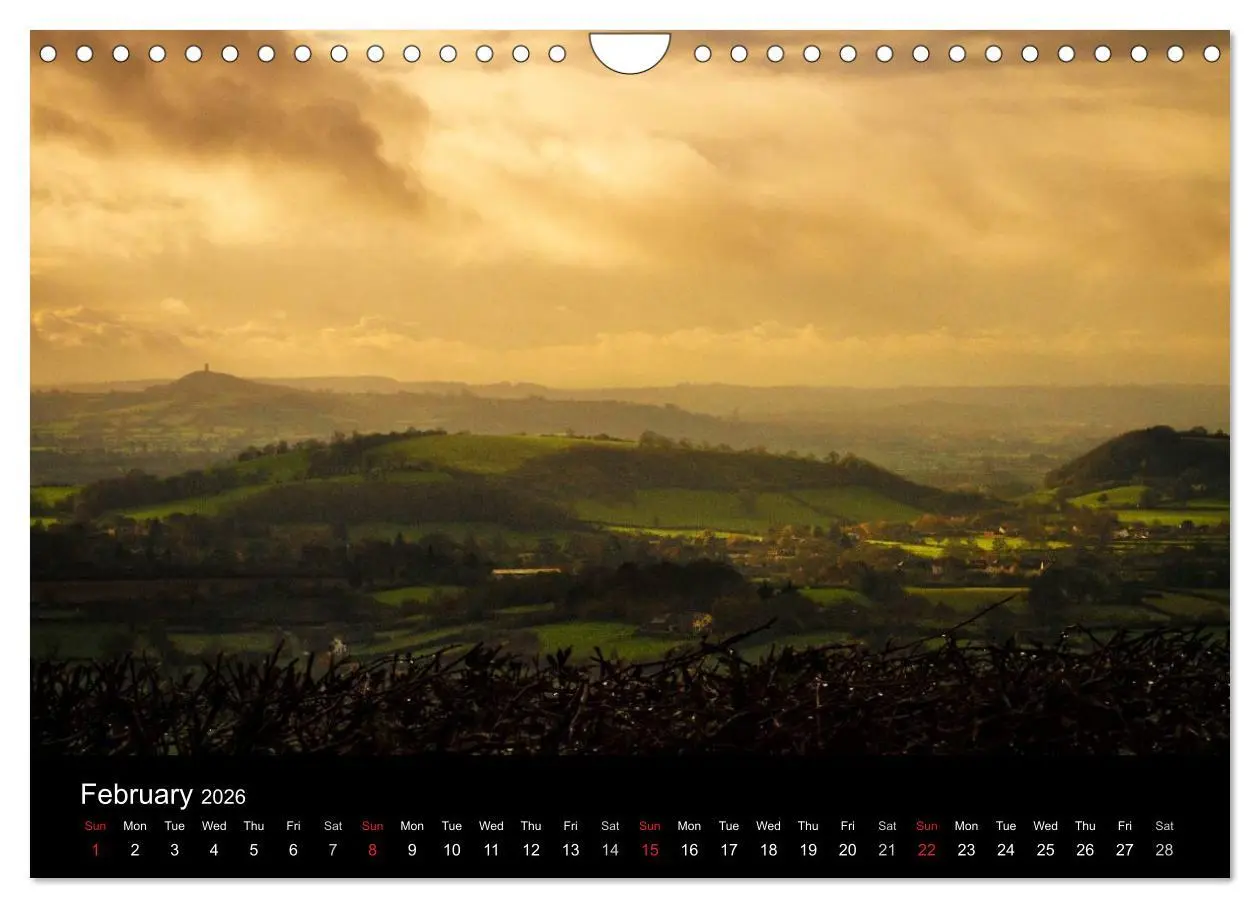 Bild: 9783516572025 | Glastonbury Tor (Wall Calendar 2026 DIN A4 landscape), CALVENDO 12...