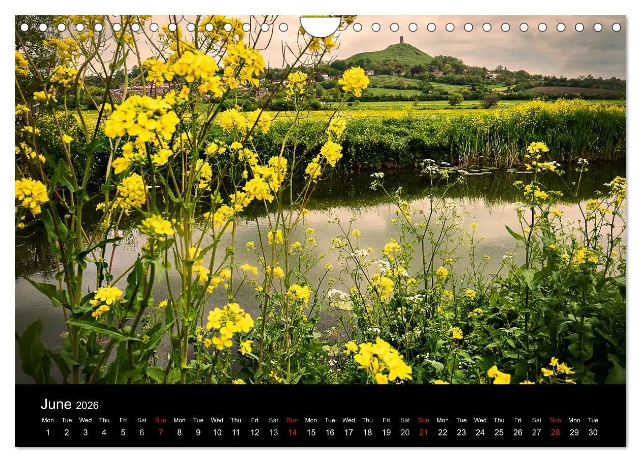 Bild: 9783516572025 | Glastonbury Tor (Wall Calendar 2026 DIN A4 landscape), CALVENDO 12...