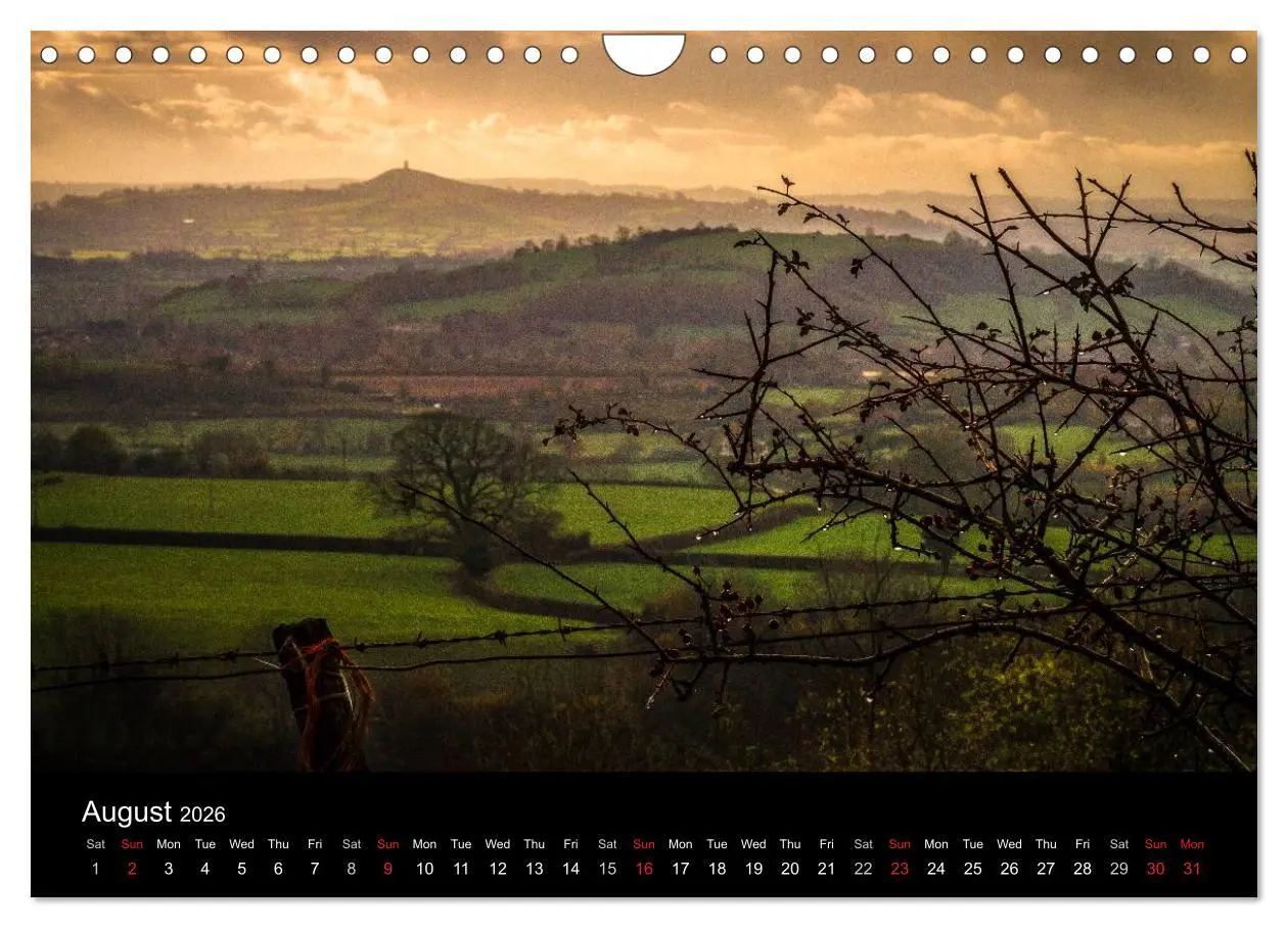 Bild: 9783516572025 | Glastonbury Tor (Wall Calendar 2026 DIN A4 landscape), CALVENDO 12...
