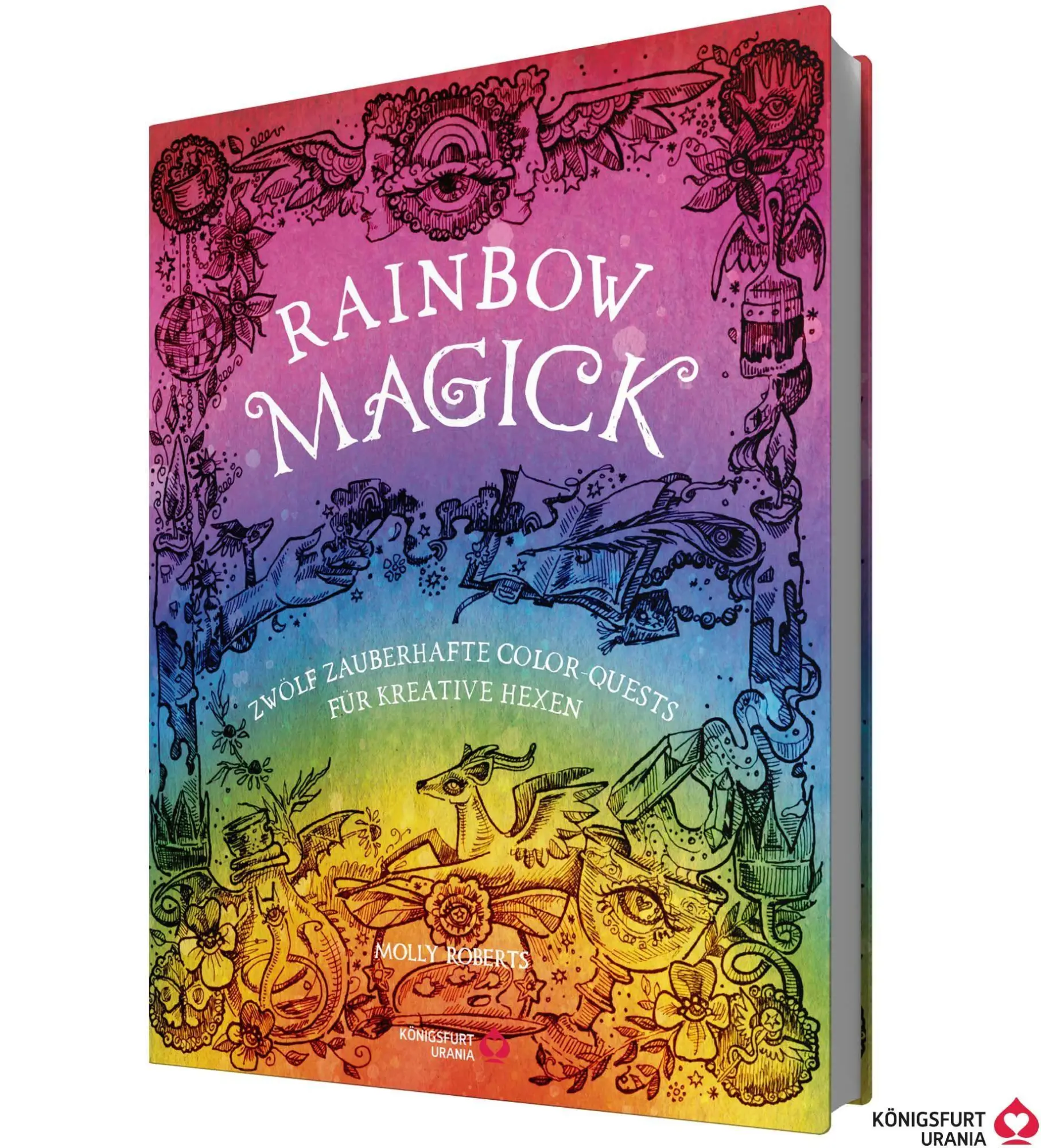 Cover: 9783868262025 | Rainbow Magick - 12 zauberhafte Color-Quests für kreative Hexen | Buch