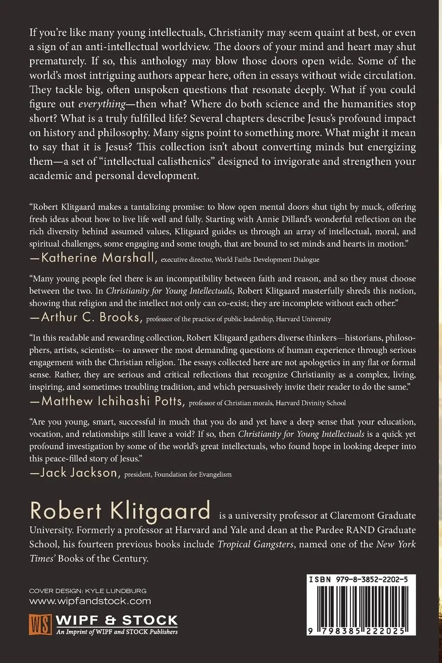 Rückseite: 9798385222025 | Christianity for Young Intellectuals | Robert Klitgaard | Taschenbuch