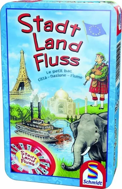 Cover: 4001504512125 | Stadt, Land, Fluss in Metalldose | Spiel | 60102520 | Deutsch | 2008