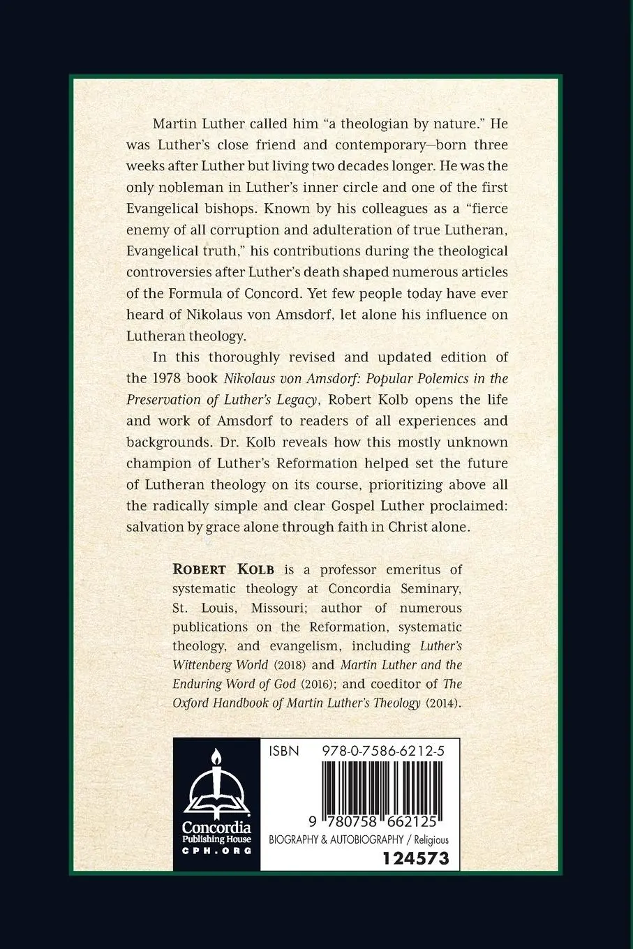 Rückseite: 9780758662125 | Nikolaus Von Amsdorf | Champion of Martin Luther's Reformation | Kolb