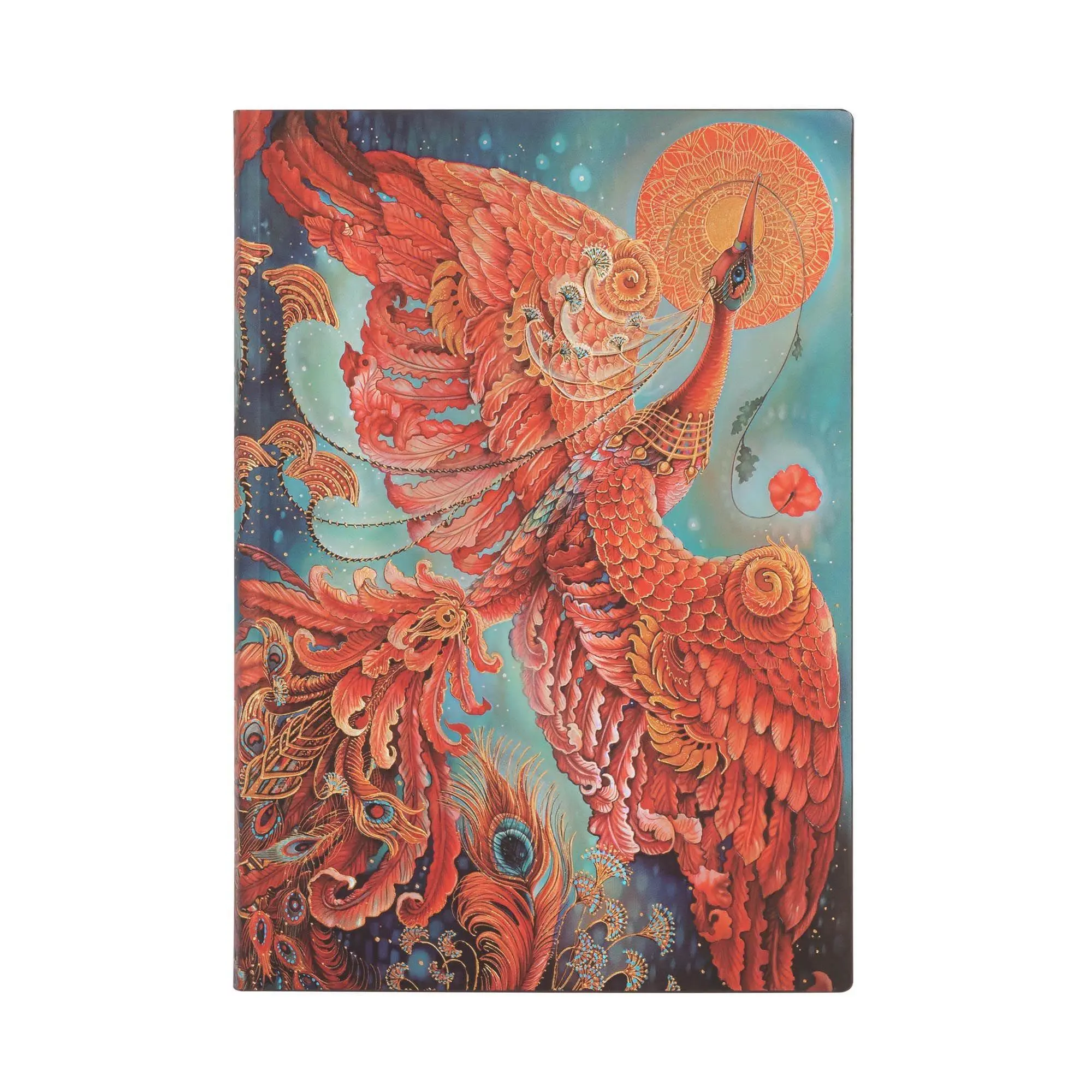 Cover: 9781439782125 | Firebird (Birds of Happiness) Midi Unlined Journal | Paperblanks