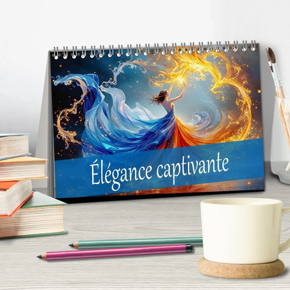 Bild: 9783457302125 | Élégance captivante (Calendrier de bureau 2026 DIN A5 vertical),...