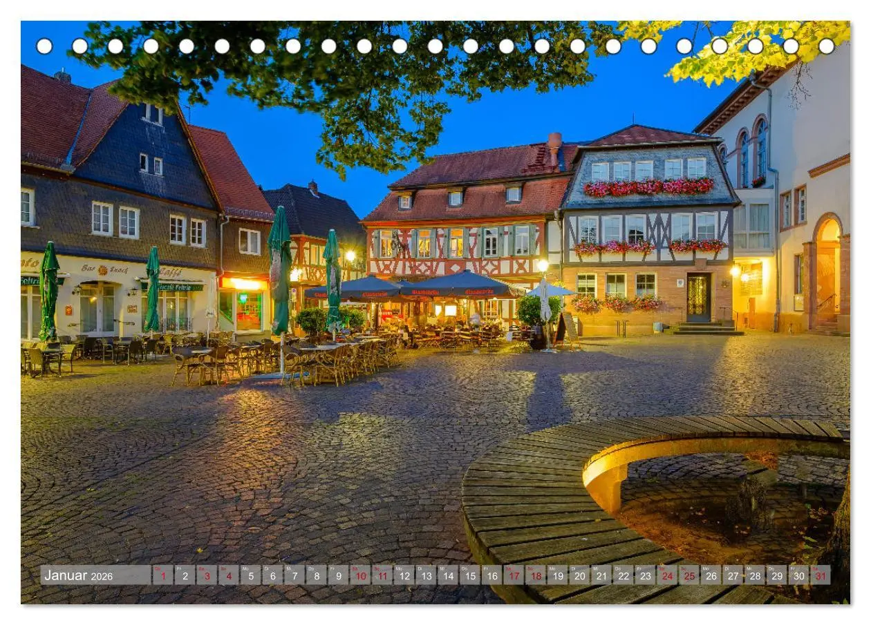 Bild: 9783457542125 | Ein Blick auf Seligenstadt (Tischkalender 2026 DIN A5 quer),...