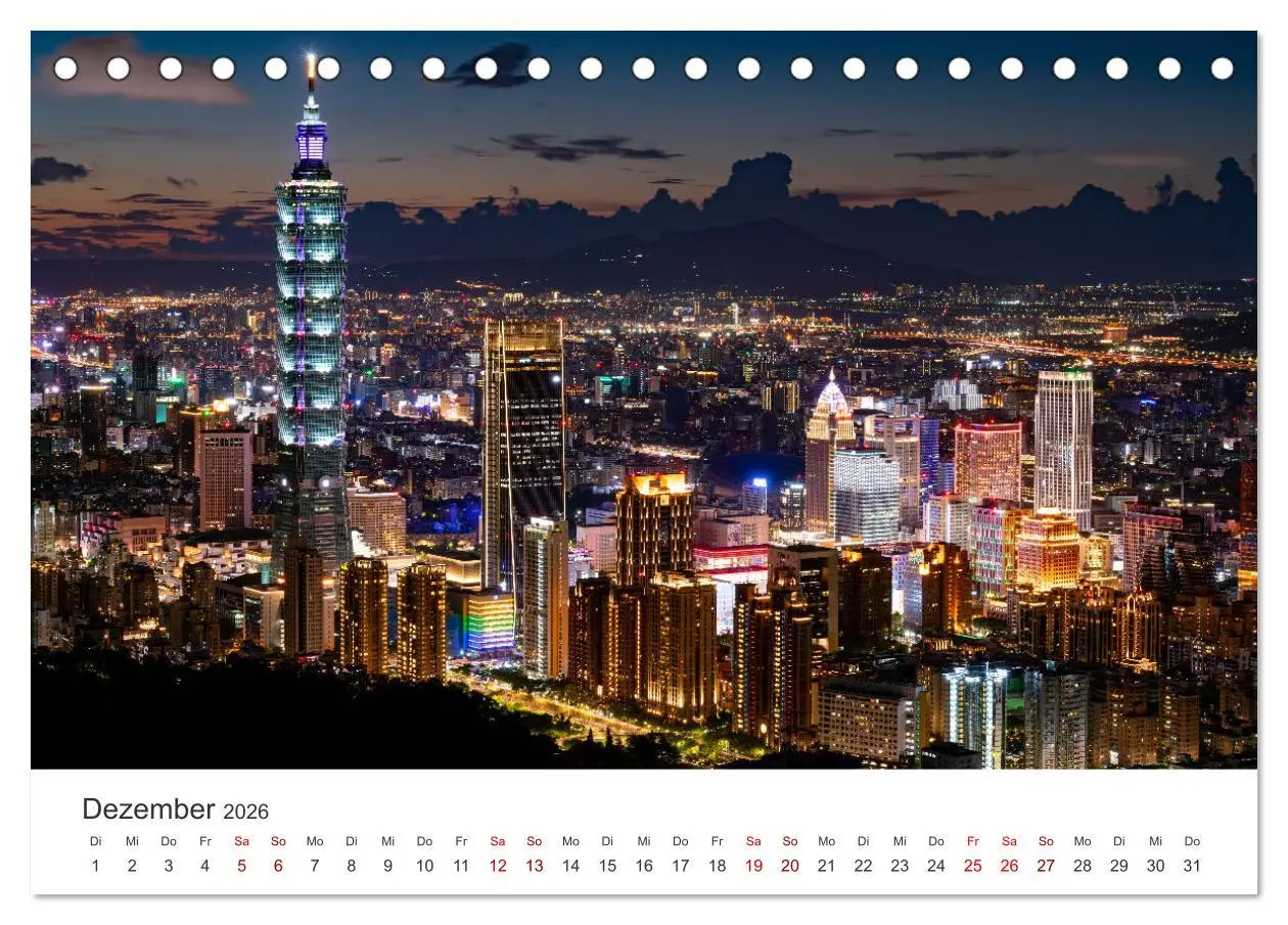Bild: 9783457612125 | Taiwan - Die wundervolle Insel in Asien. (Tischkalender 2026 DIN A5...