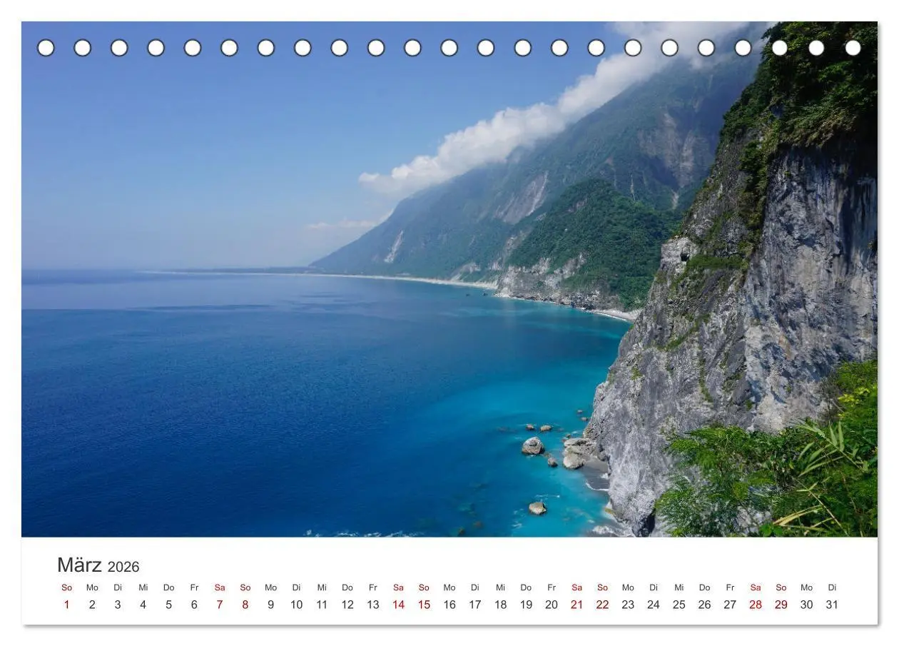 Bild: 9783457612125 | Taiwan - Die wundervolle Insel in Asien. (Tischkalender 2026 DIN A5...