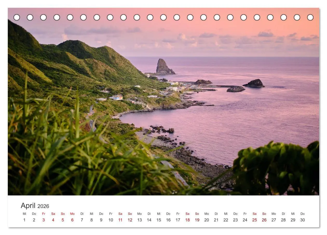 Bild: 9783457612125 | Taiwan - Die wundervolle Insel in Asien. (Tischkalender 2026 DIN A5...