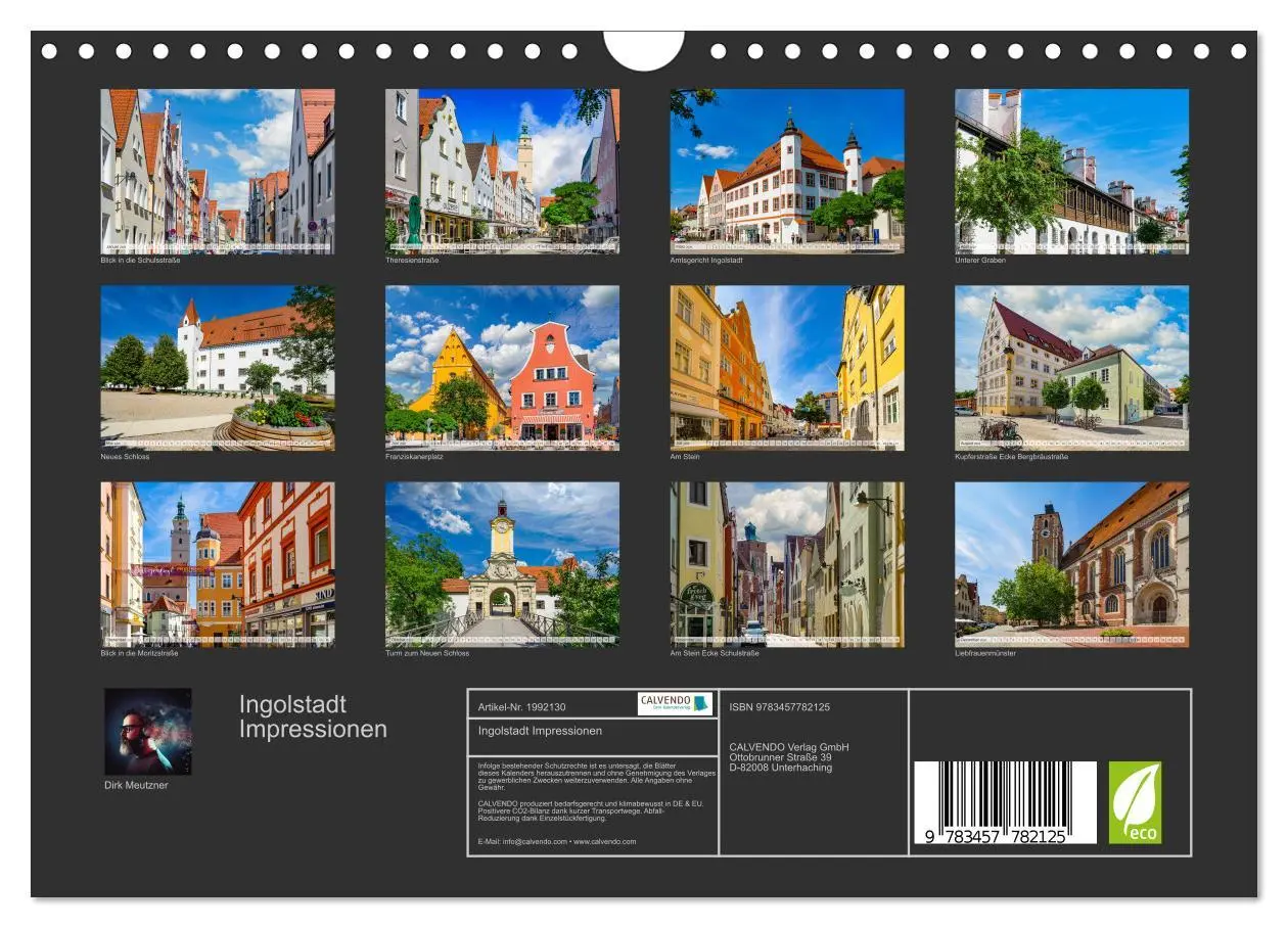 Bild: 9783457782125 | Ingolstadt Impressionen (Wandkalender 2026 DIN A4 quer), CALVENDO...