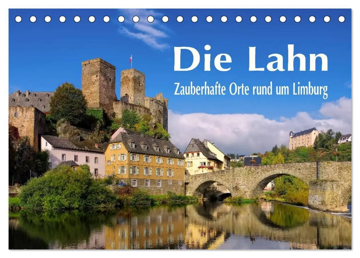 Cover: 9783516012125 | Die Lahn - Zauberhafte Orte rund um Limburg (Tischkalender 2026 DIN...