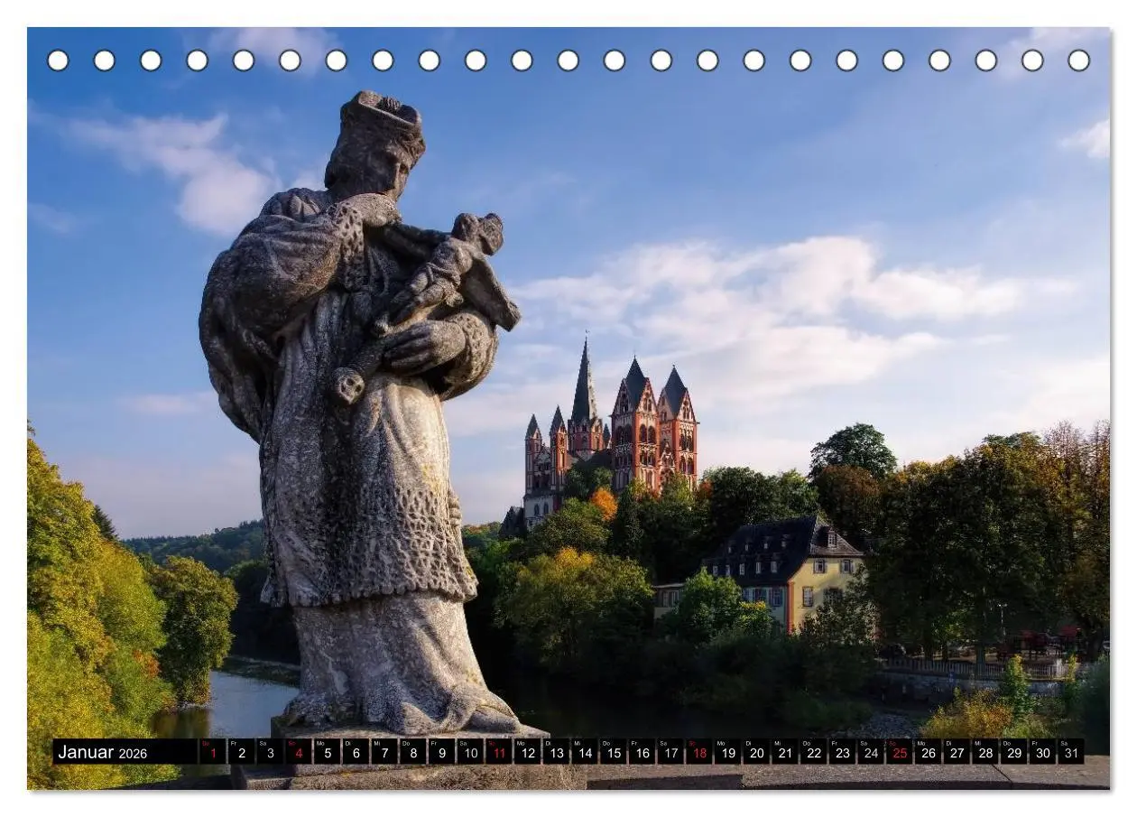 Bild: 9783516012125 | Die Lahn - Zauberhafte Orte rund um Limburg (Tischkalender 2026 DIN...