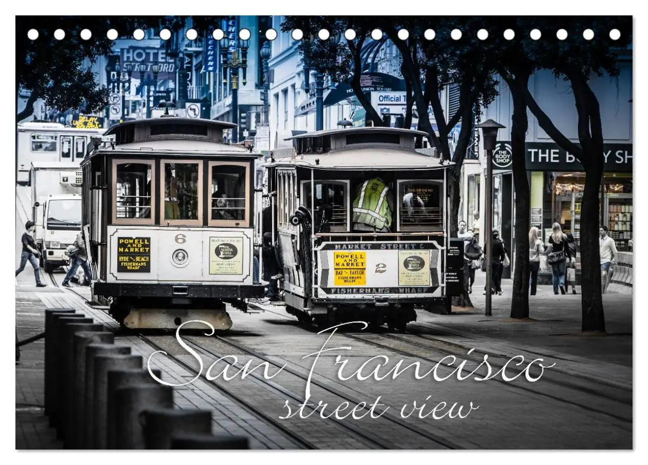 Cover: 9783516182125 | San Francisco - street view (Tischkalender 2026 DIN A5 quer),...