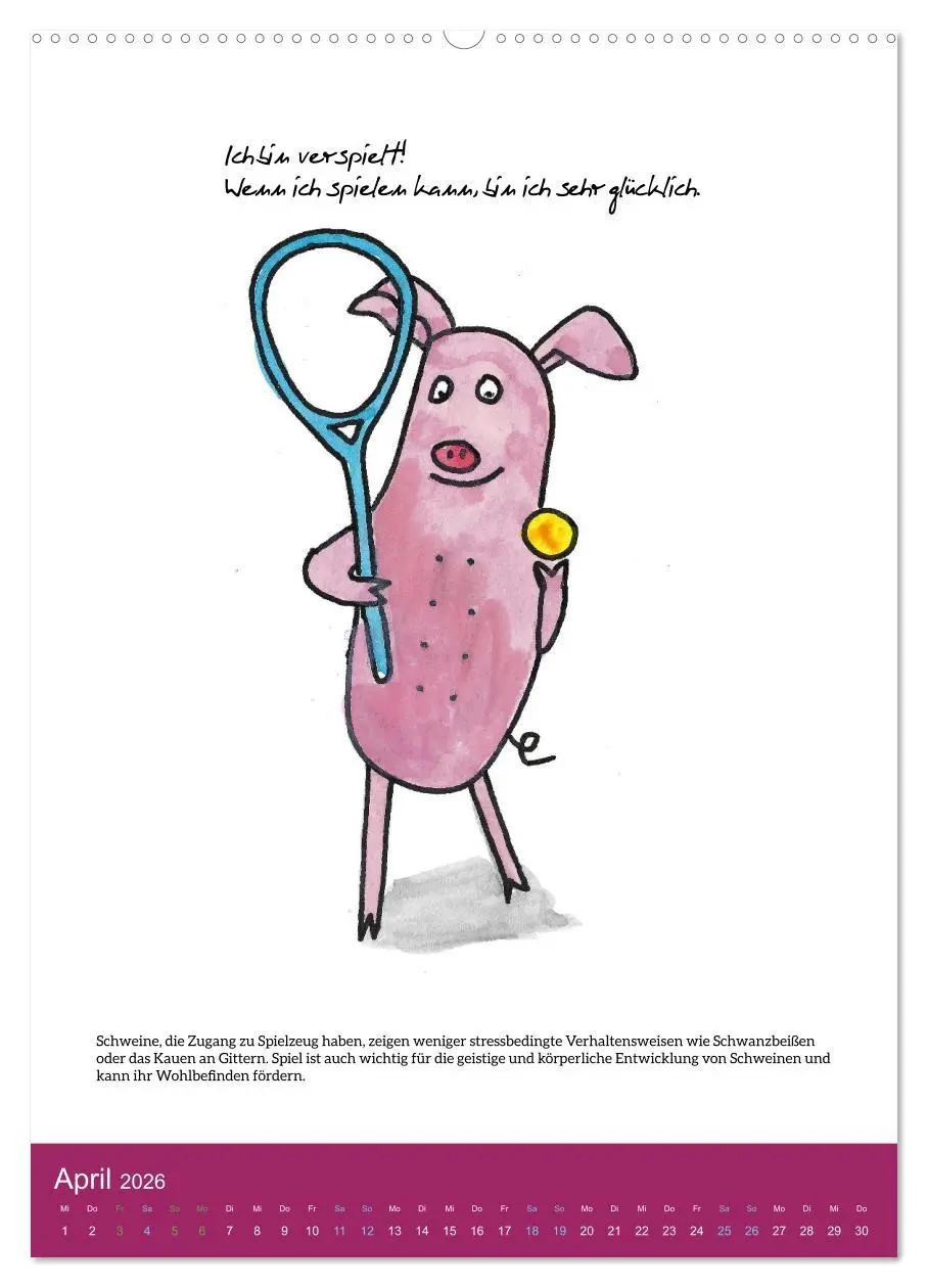 Bild: 9783516322125 | Schweinekalender - Alles was du über Schweine wissen wolltest!...