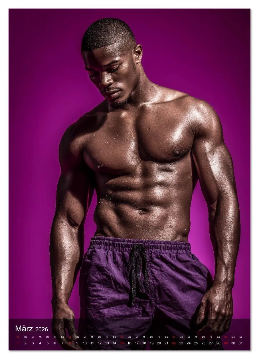 Bild: 9783516632125 | BLACK HEAT - Sexy Männer mit dunkler Haut und Muskeln aus Stahl...