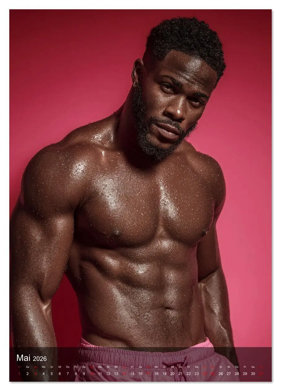 Bild: 9783516632125 | BLACK HEAT - Sexy Männer mit dunkler Haut und Muskeln aus Stahl...