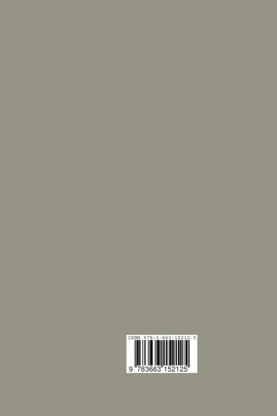 Rückseite: 9783663152125 | Vom Problem des Rhythmus | Richard Hönigswald | Taschenbuch | viii