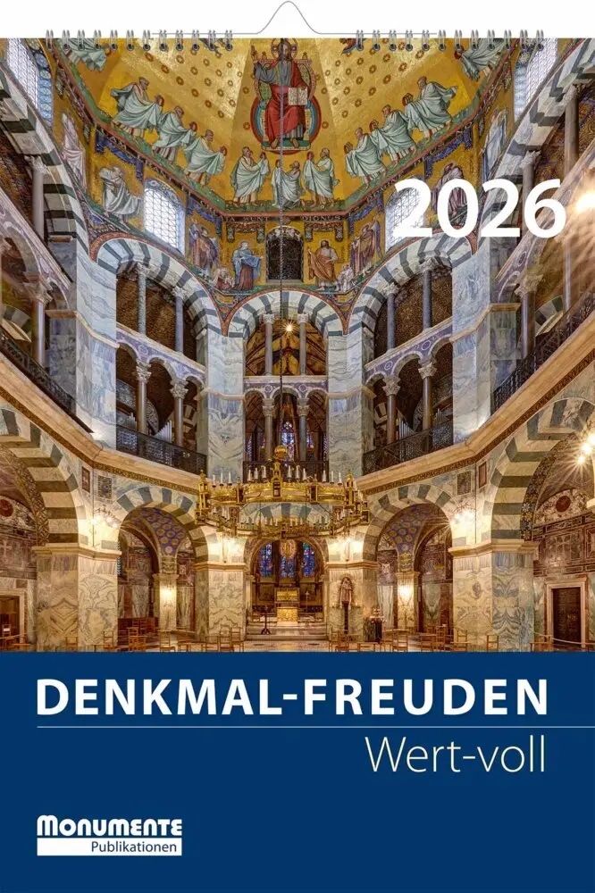 Cover: 9783867952125 | Denkmal-Freuden 2026 | Wert-voll | Kalender | Deutsch | 2026
