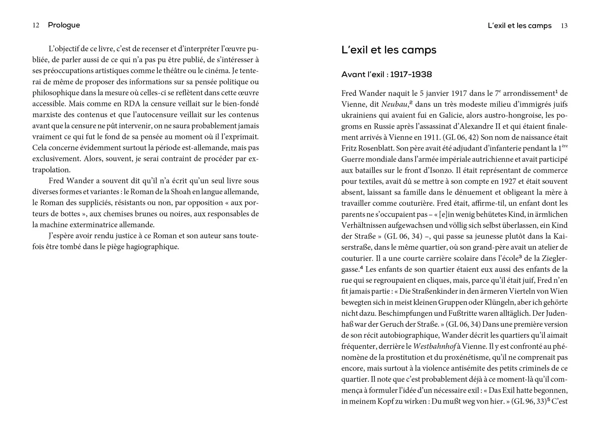 Bild: 9783911192125 | Fred Wander | Persécuté, Rescapé, Écrivain Une Biographie Littéraire