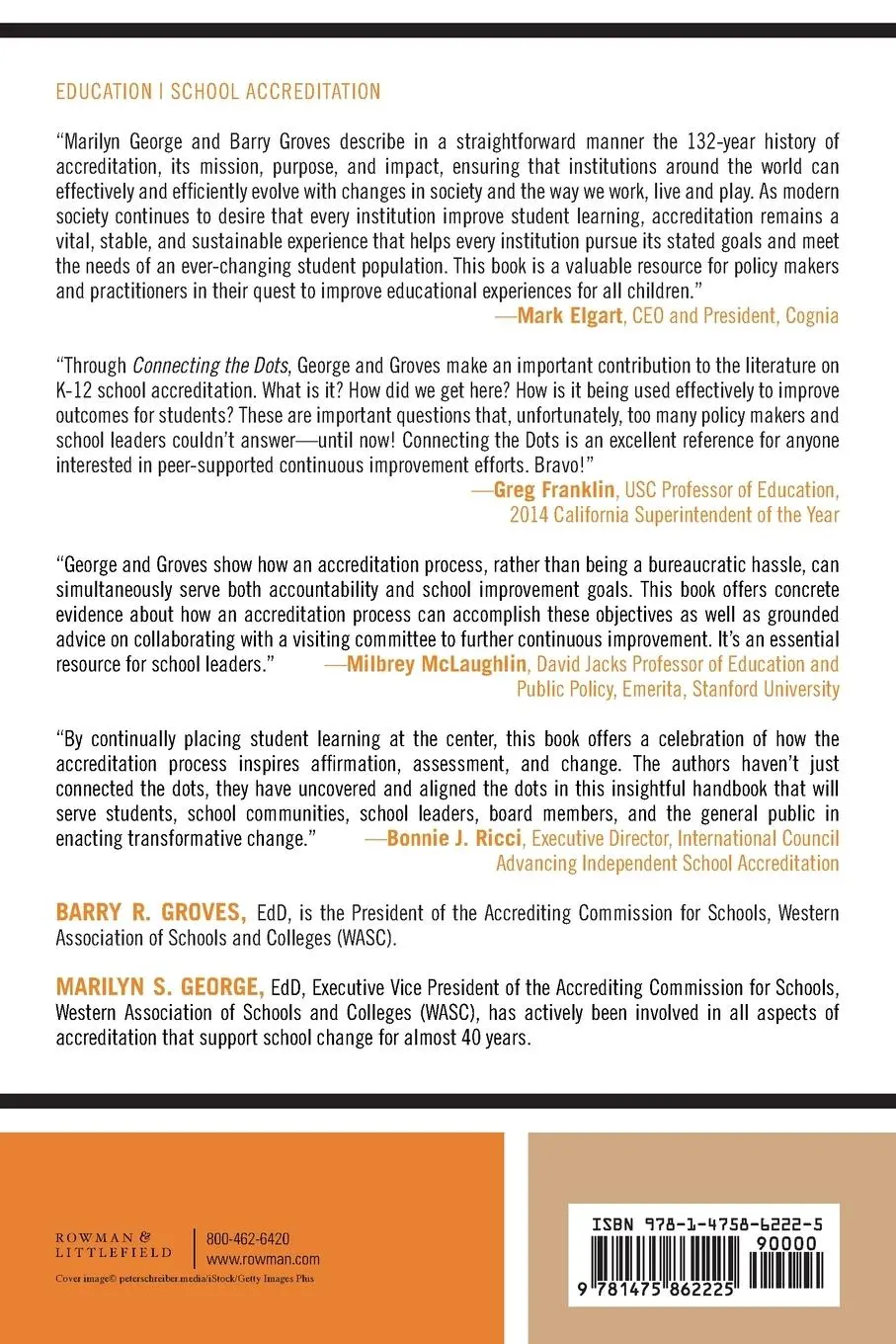 Rückseite: 9781475862225 | Connecting the Dots of Accreditation | Barry R. Groves (u. a.) | Buch
