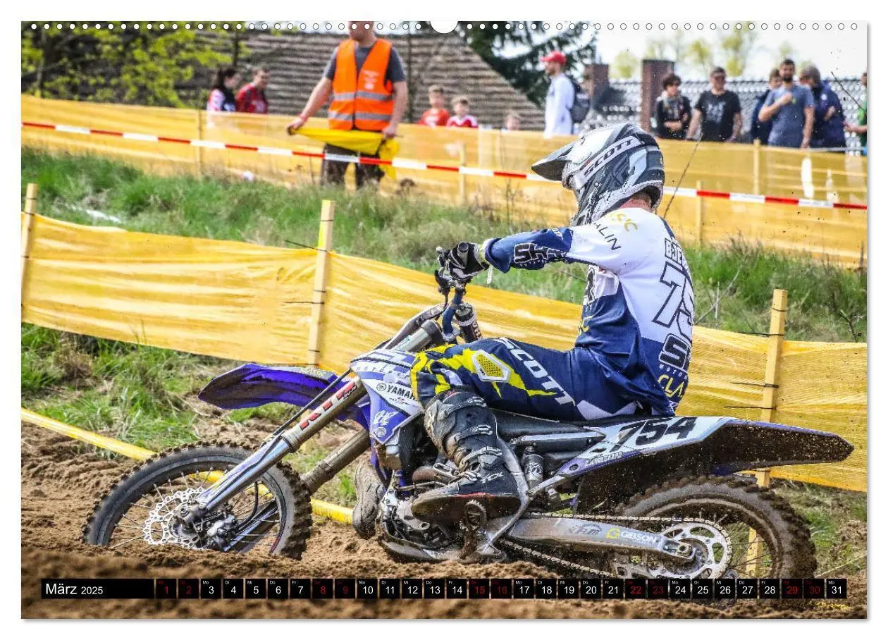 Bild: 9783435372225 | Motocross Racing 2025 (Wandkalender 2025 DIN A2 quer), CALVENDO...