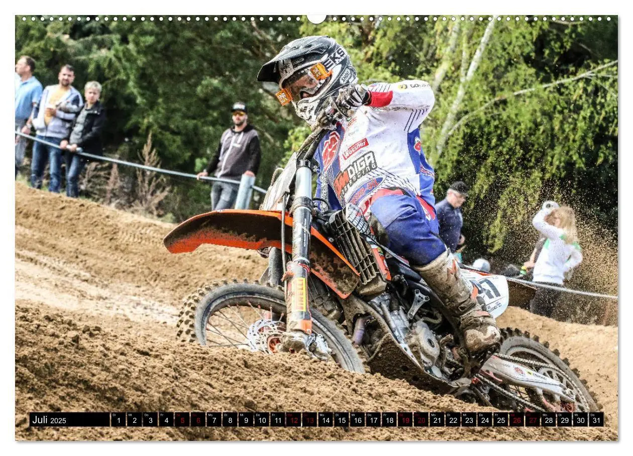 Bild: 9783435372225 | Motocross Racing 2025 (Wandkalender 2025 DIN A2 quer), CALVENDO...
